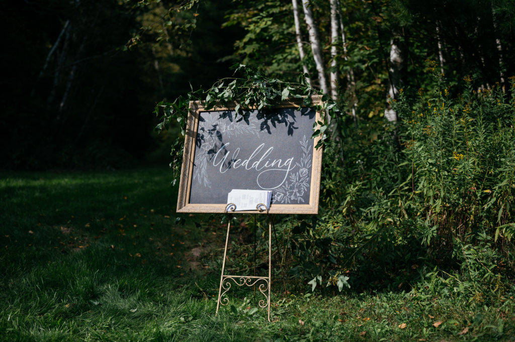 acrylic wedding welcome sign