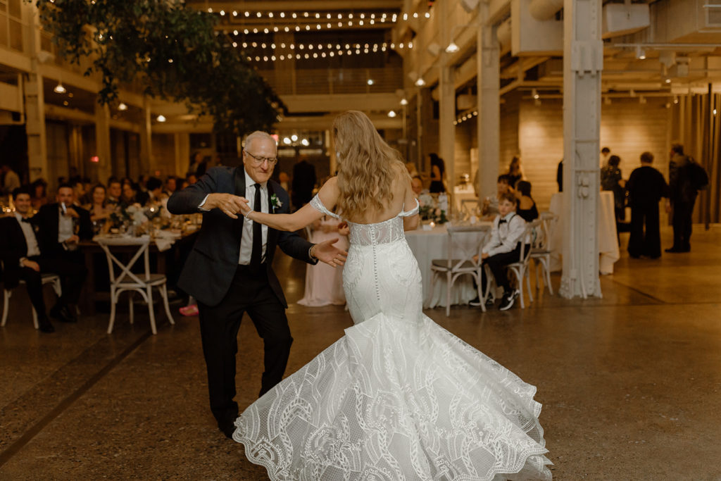 father daughter dance wedding twirl