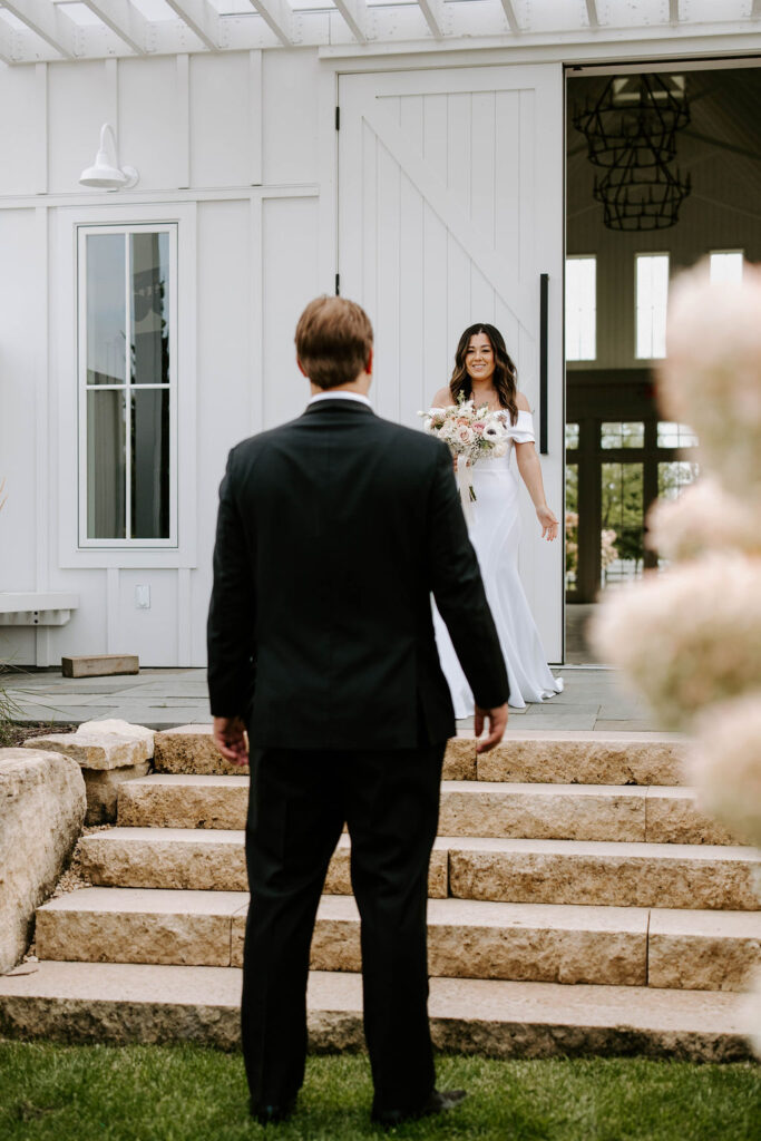 bride-groom-first-look-grand-reveal-open-doors