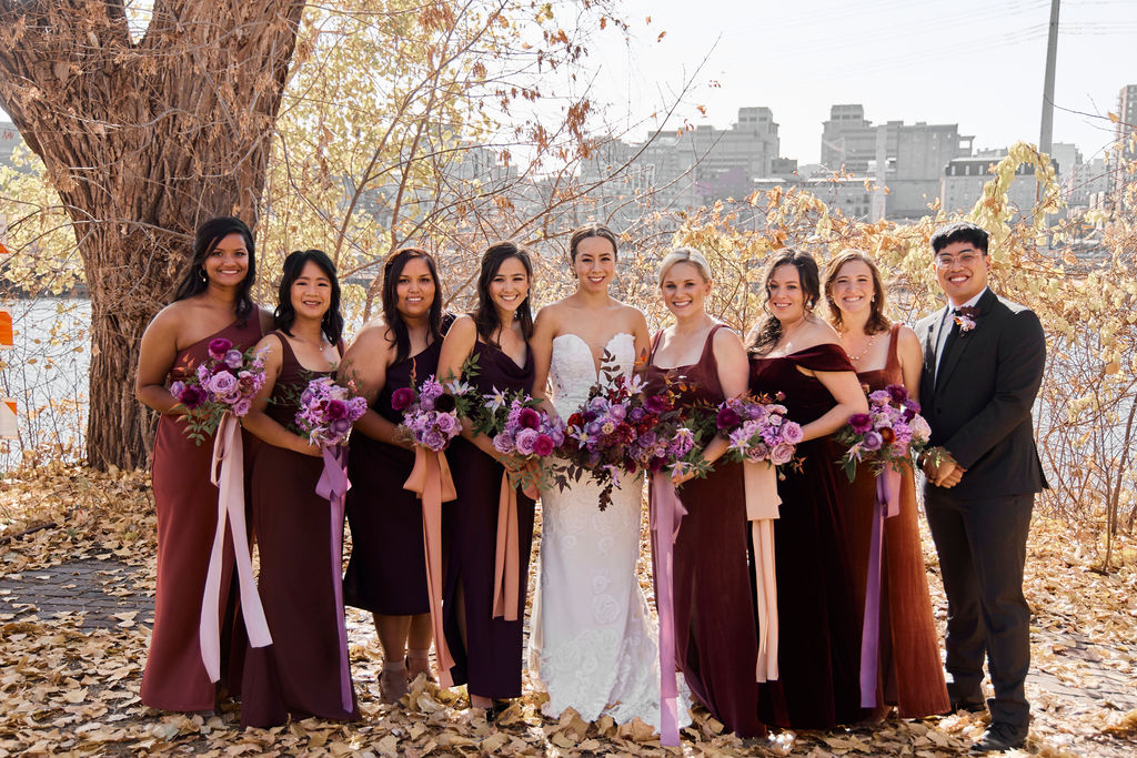 bridesmaids-mauve-maroon-burgundy-whimsical-bouquets