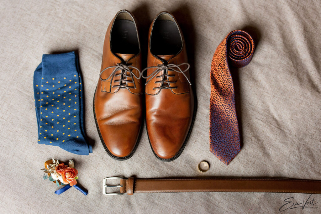 groom-getting-ready-details-brown-dress-shoes