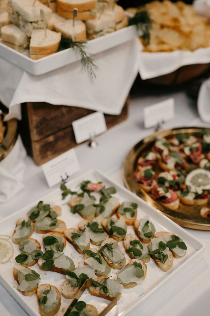 food stations for wedding reception from chowgirls mn