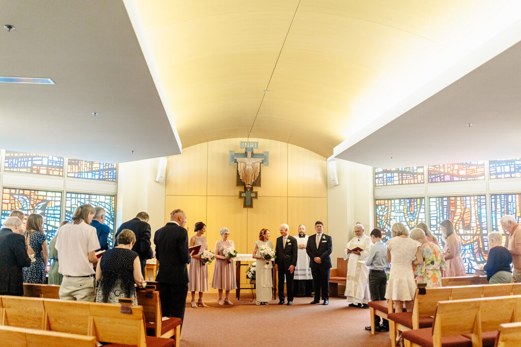 Lumen Christi Catholic Church wedding ceremony
