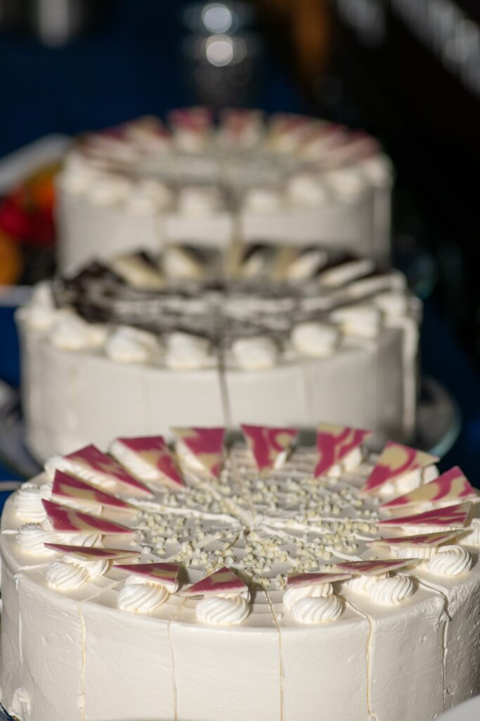 cake desserts from D'Amico Catering for 10th anniversary party