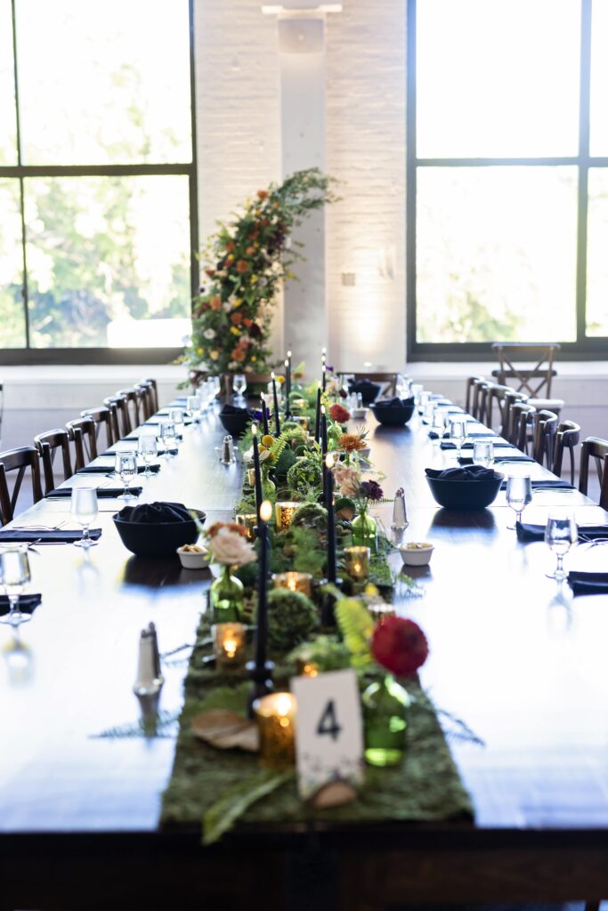 woodland fairy theme wedding head table