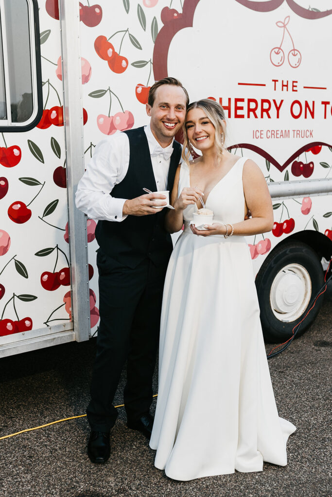 unique wedding dessert ice cream truck