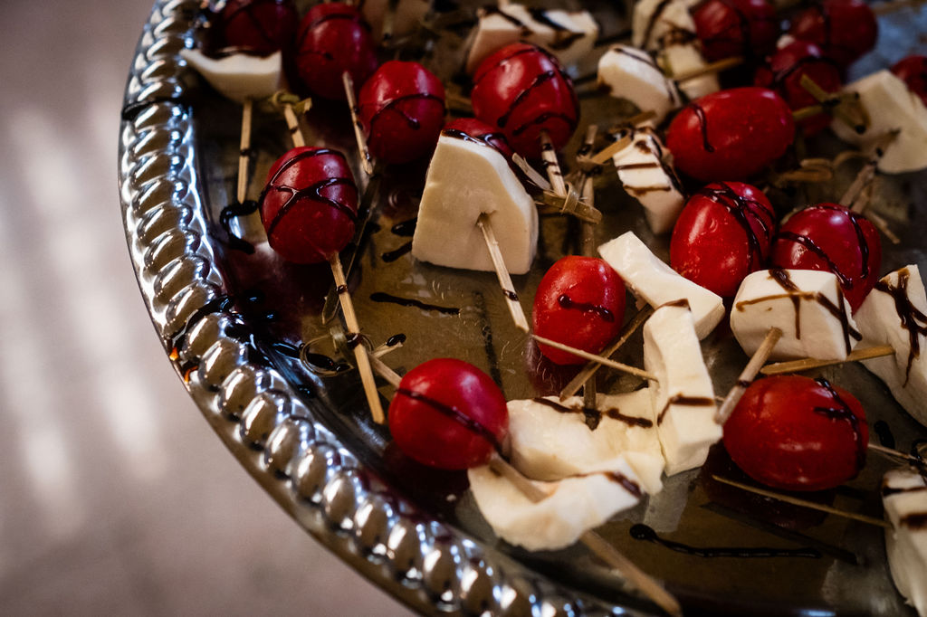 Brie Catering appetizers at Union Depot wedding