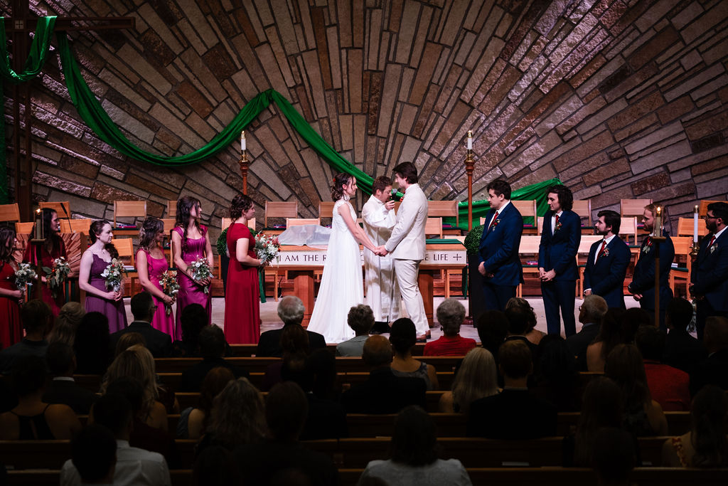 Trinity Lutheran Church wedding ceremony