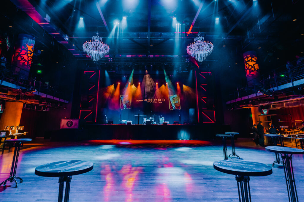 The Fillmore live nation venue wedding reception