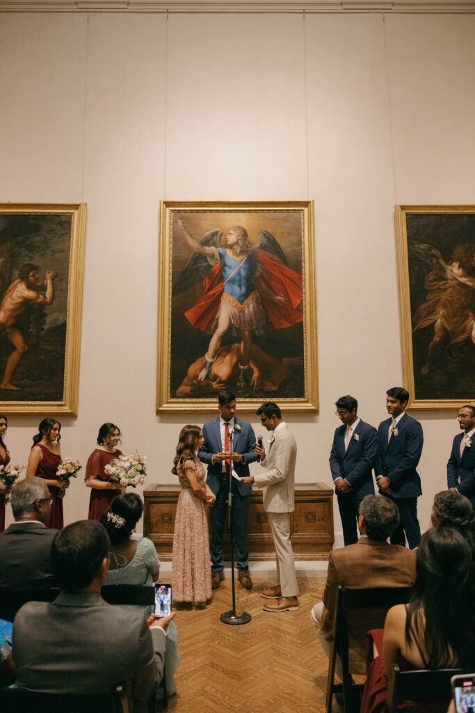 non-traditional Indian wedding in Minneapolis Institute of Art