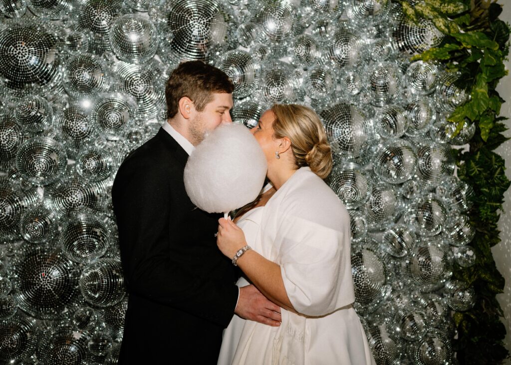 cotton candy couple portrait at Urban Daisy